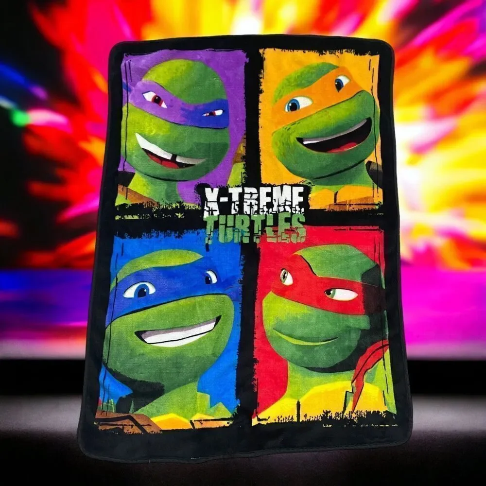 Nickelodeon Teenage Mutant Ninja Turtles Blanket Fleece Throw 48 x 33